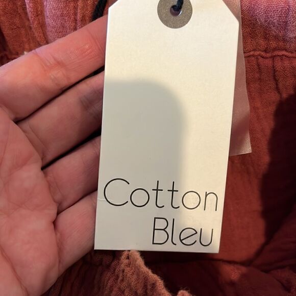 Cotton Bleu Vagabond Wide Leg Pants, S! - Picture 6 of 8